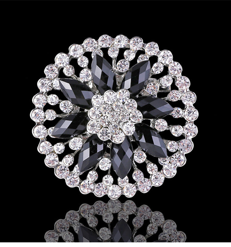 Premium Alloy Flower Brooch Pin - Image 9