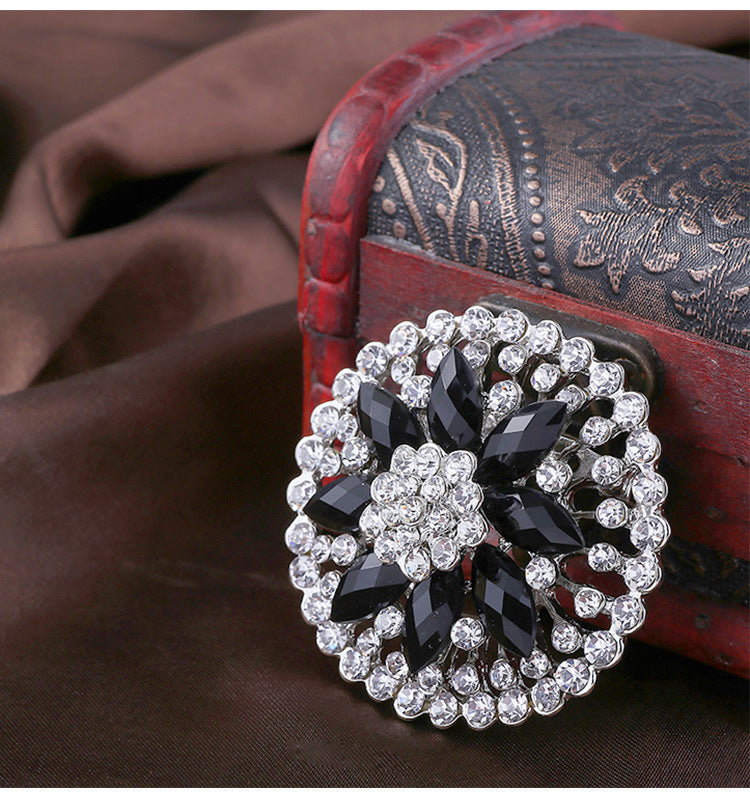 Premium Alloy Flower Brooch Pin - Image 10
