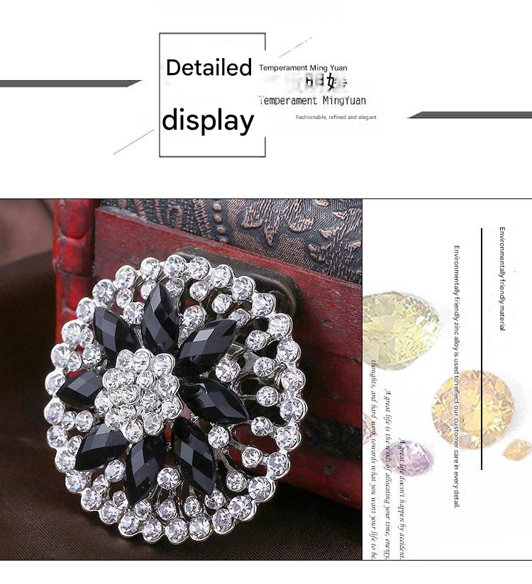 Premium Alloy Flower Brooch Pin - Image 4