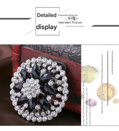 Premium Alloy Flower Brooch Pin - Image 4
