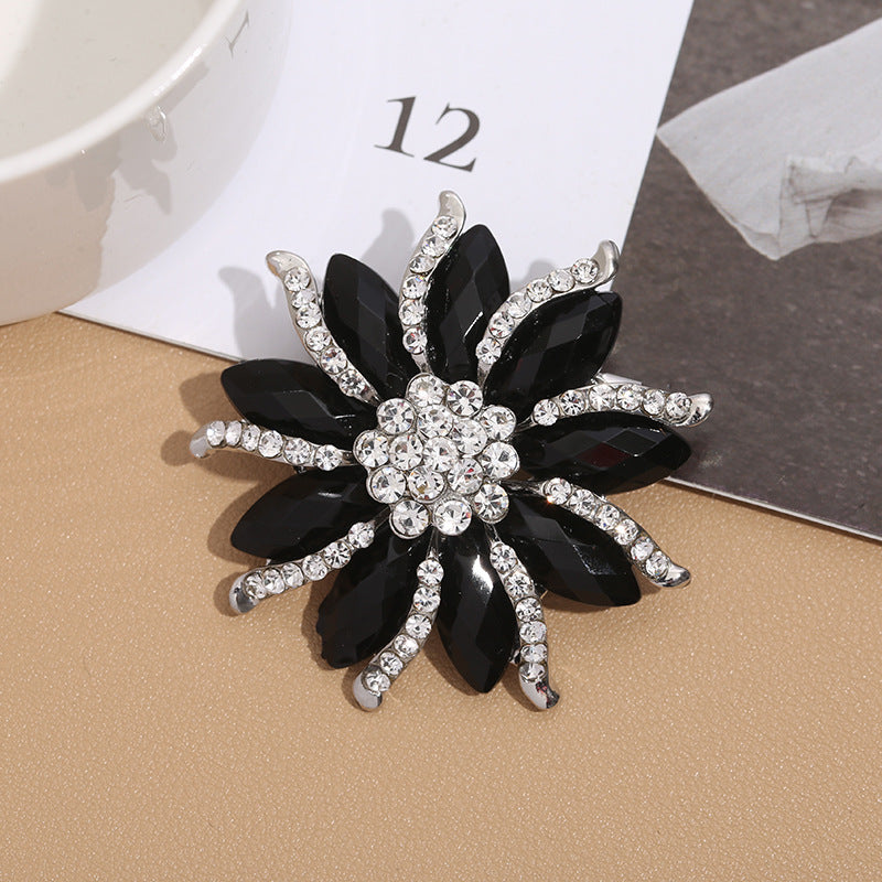 Premium Alloy Flower Brooch Pin - Image 4