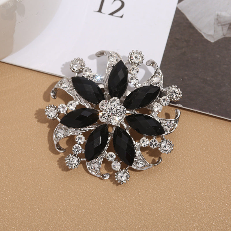 Premium Alloy Flower Brooch Pin - Image 6