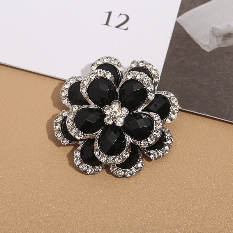 Premium Alloy Flower Brooch Pin - Image 8