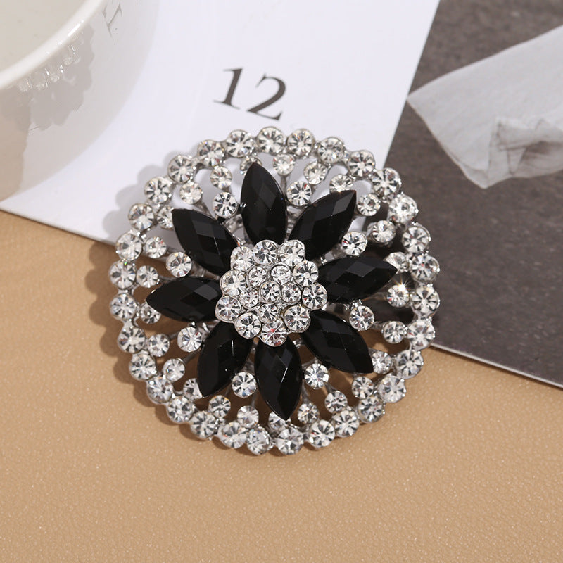 Premium Alloy Flower Brooch Pin - Image 9