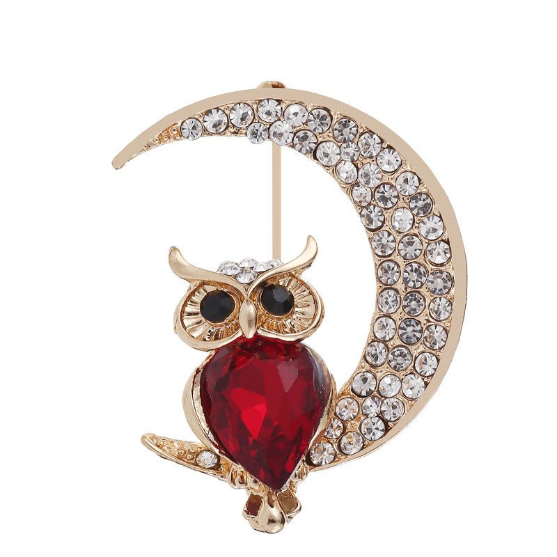 Color Variants of Owl Moon Pin