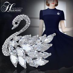Alternative Colour Variations of Swan Brooch