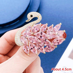 Gift Presentation of Swan Brooch