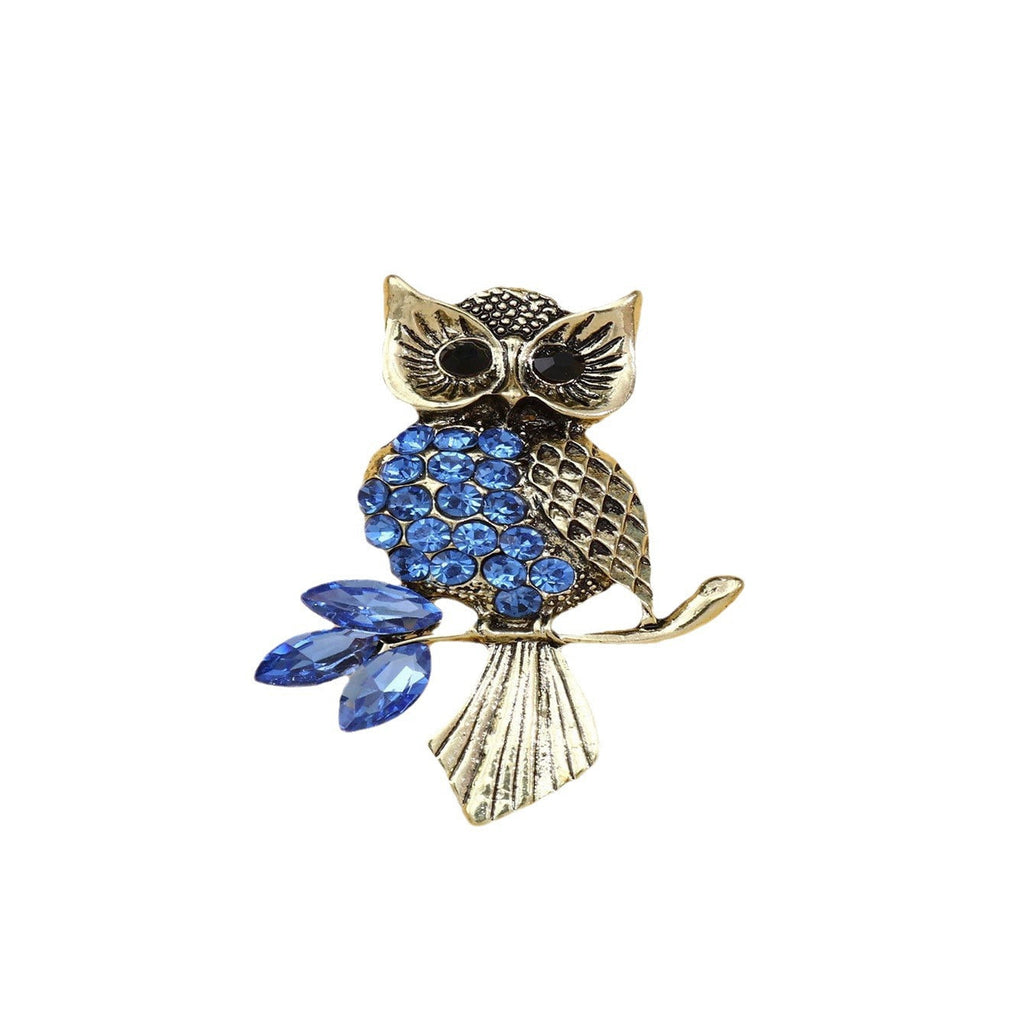 High-quality alloy owl accessory