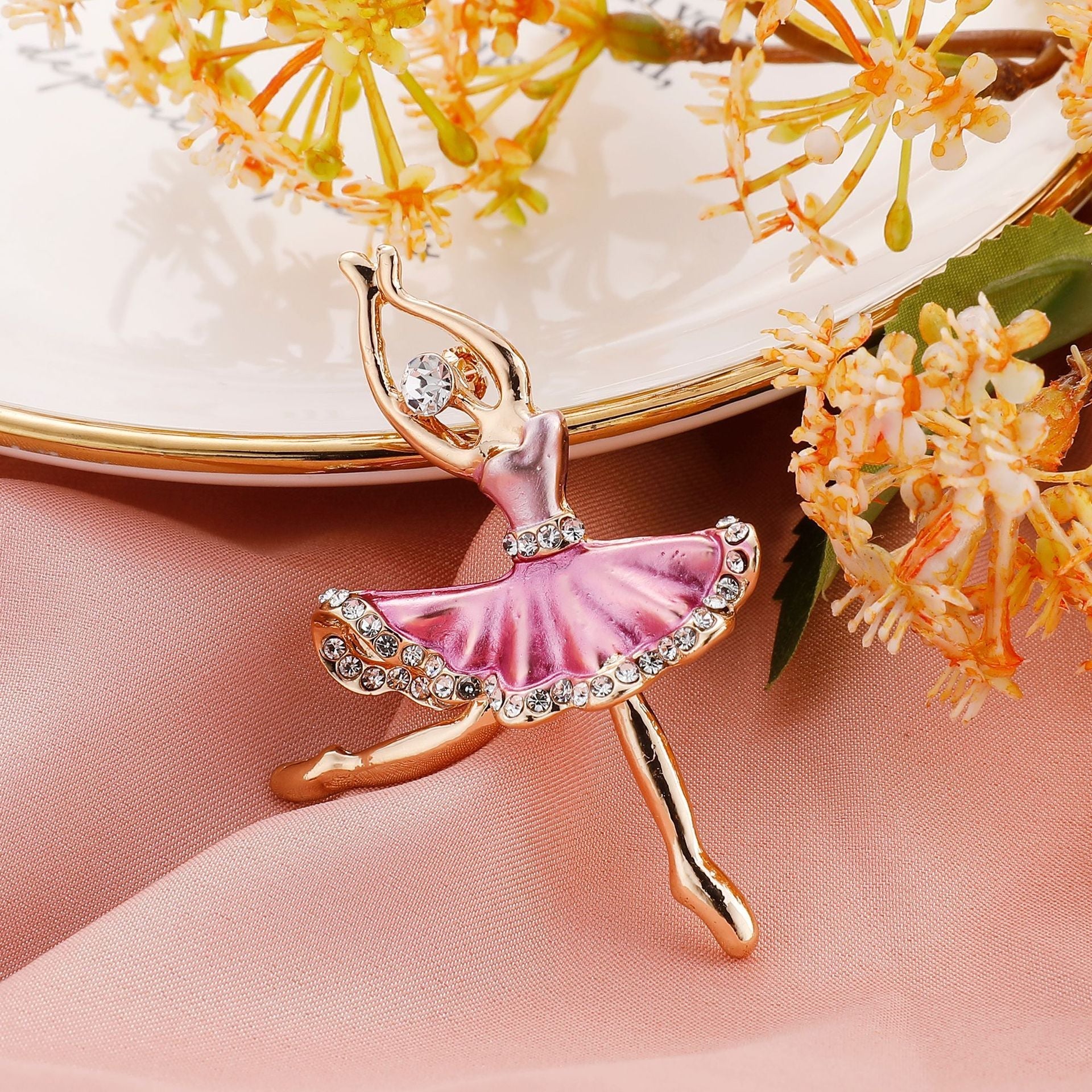 Charming cartoon character brooch for dressy outfits