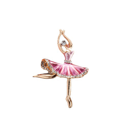 Cute anti-slip brooch in purple colour