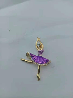Ballet dance themed brooch design for children