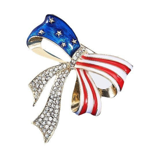 Rhinestone decorative pin for clothing