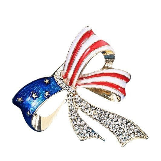 Close-up of elegant brooch design