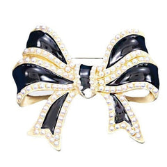 Butterfly knot brooch in a gift box