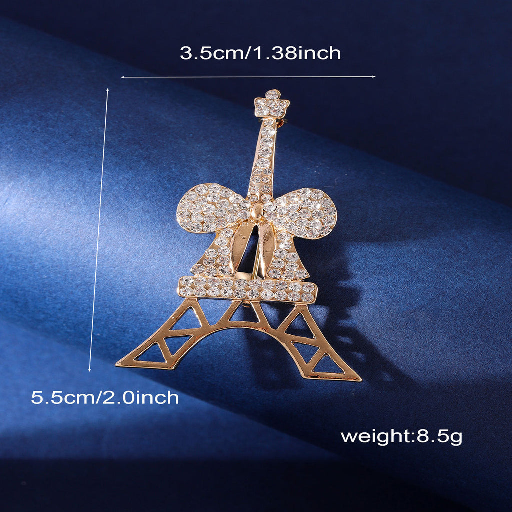 High-quality alloy brooch with shining finish