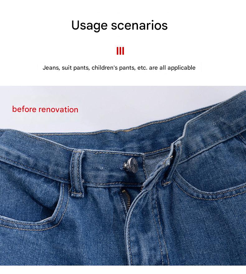 Adjustable denim trouser belt image 1