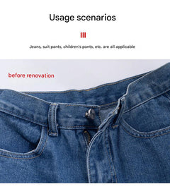 Adjustable denim trouser belt image 1