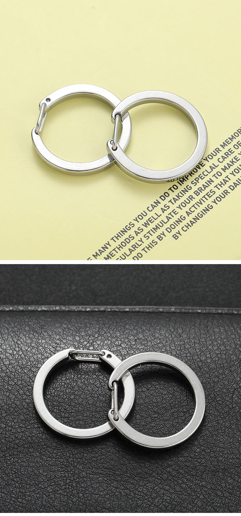 Multiple colour options of alloy clips