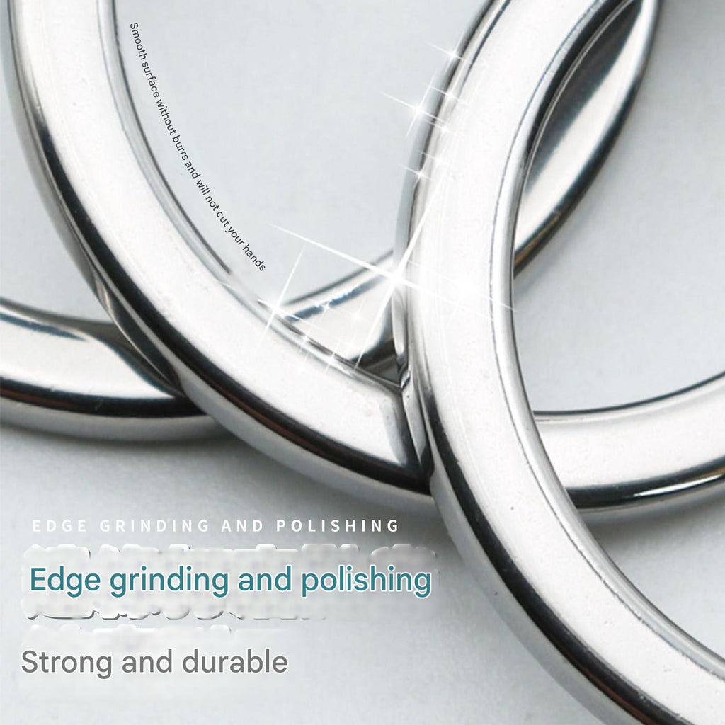 Close-up of durable outdoor hook clip