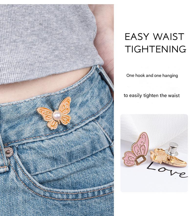Adjust your denim effortlessly with this waistbutton