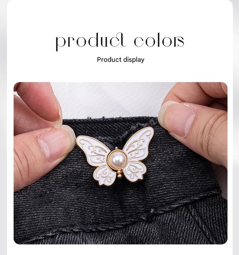 Adjustable button for easy waist size changes