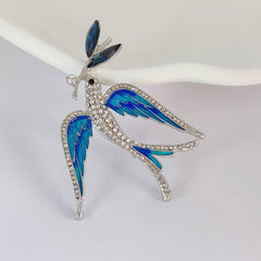 Blue Swallow Brooch Image 2