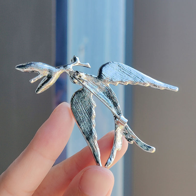 Blue Swallow Brooch Image 3