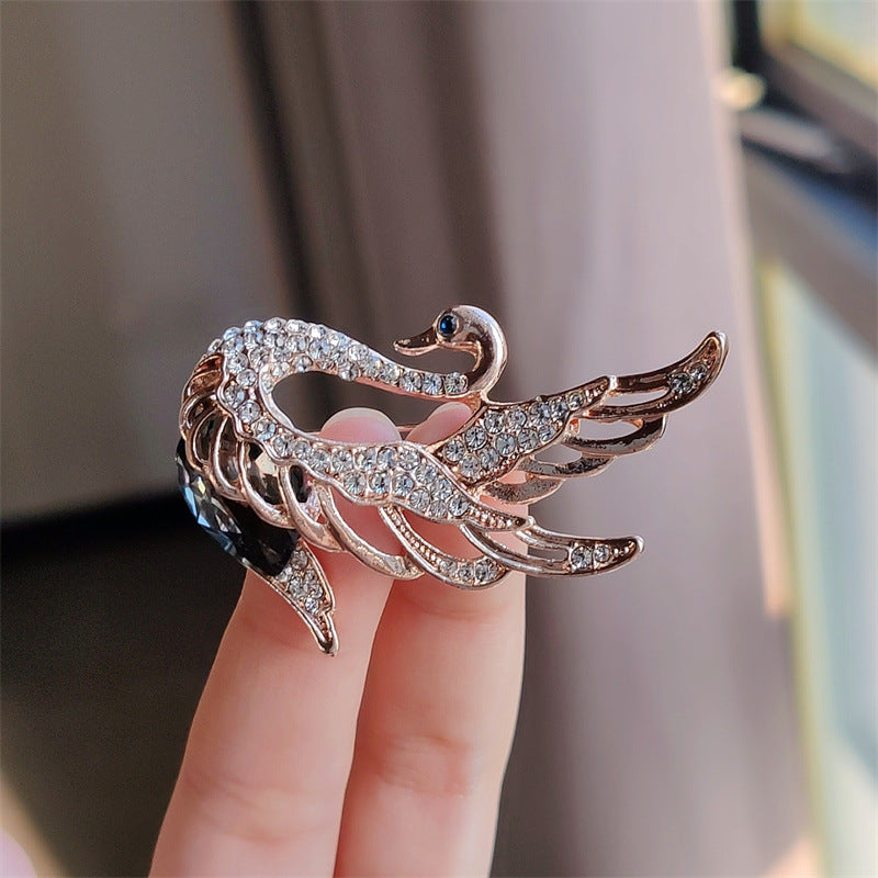 Versatile Swan Pin perfect for blazers and dresses