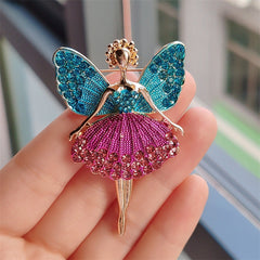 Cute pin on a coat displaying charm
