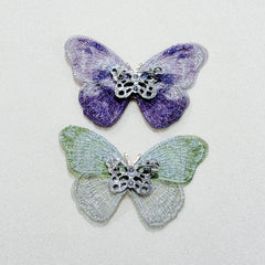 Colourful butterfly brooch with intricate details