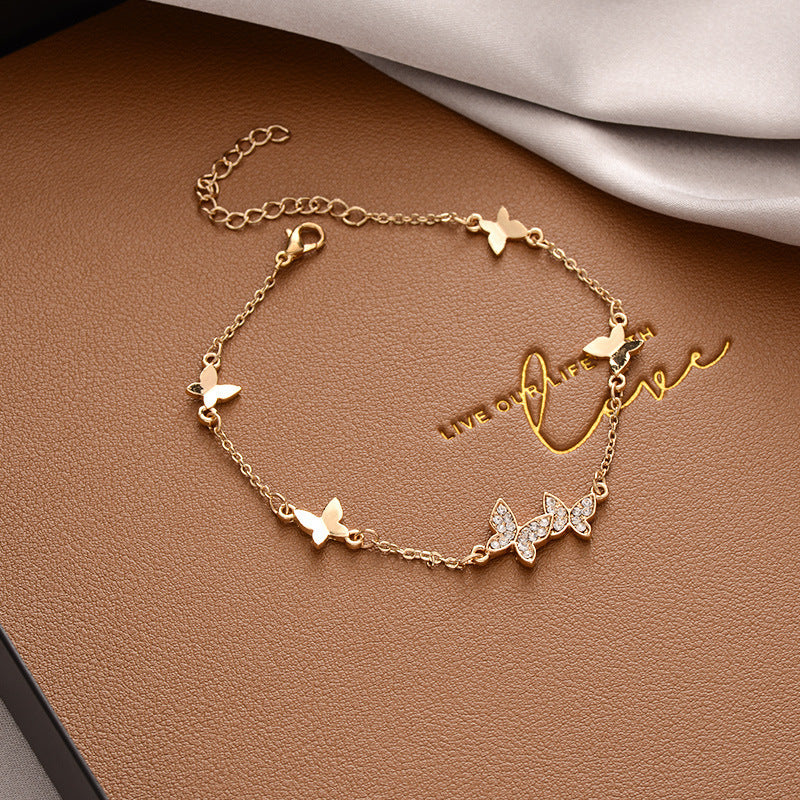 Stylish star-shaped cat eye stone bracelet for women