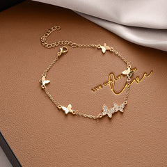Stylish star-shaped cat eye stone bracelet for women