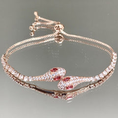 Stylish alloy bracelet with electroplated finish