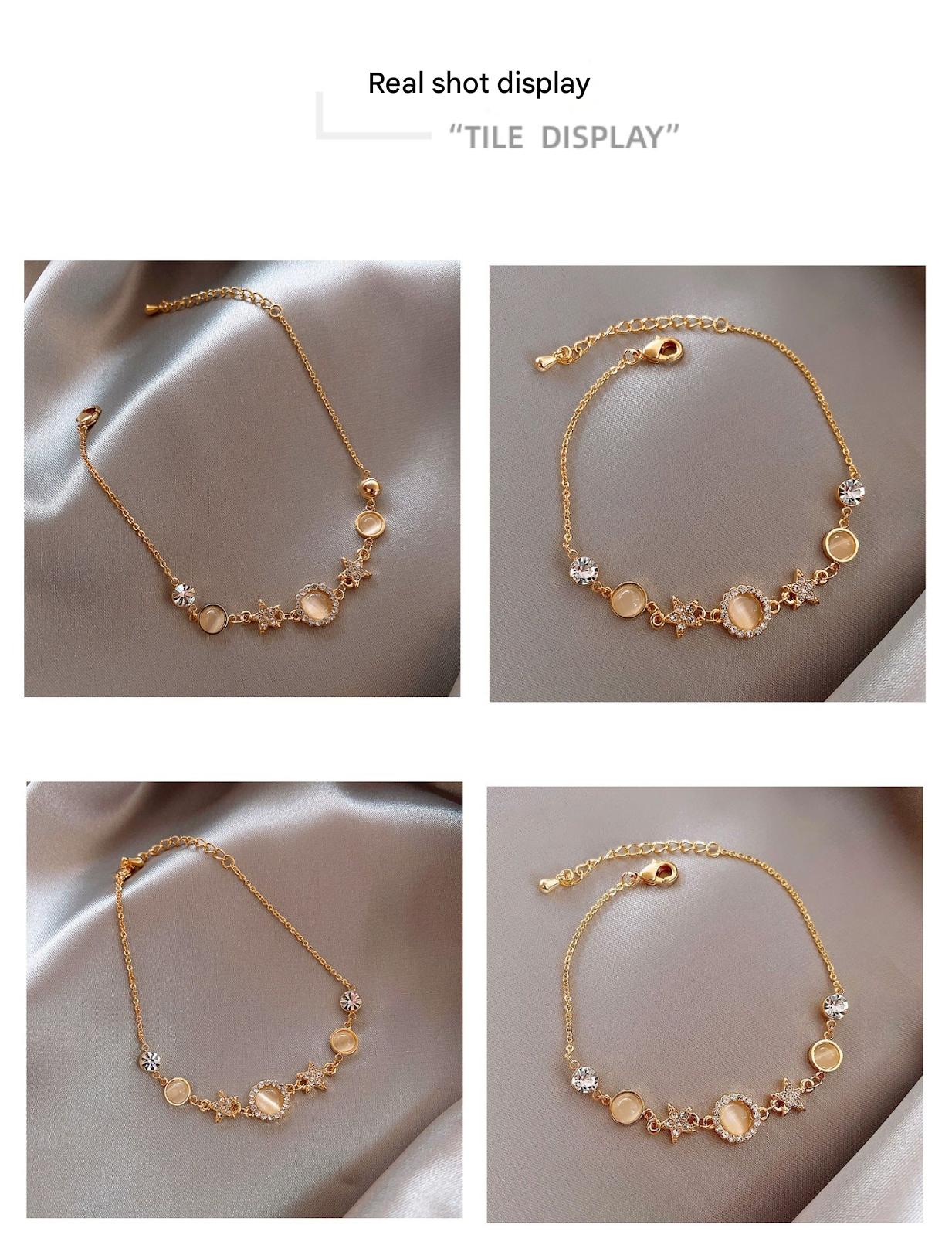 Lightweight and comfortable star-shaped bracelet