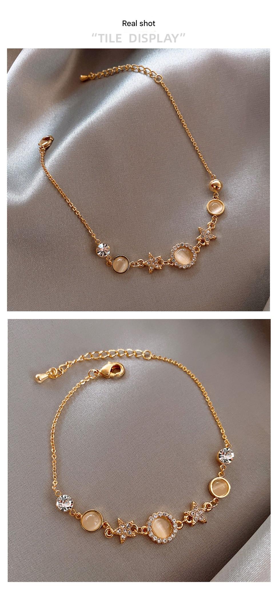 Minimalist bracelet displayed on a soft background