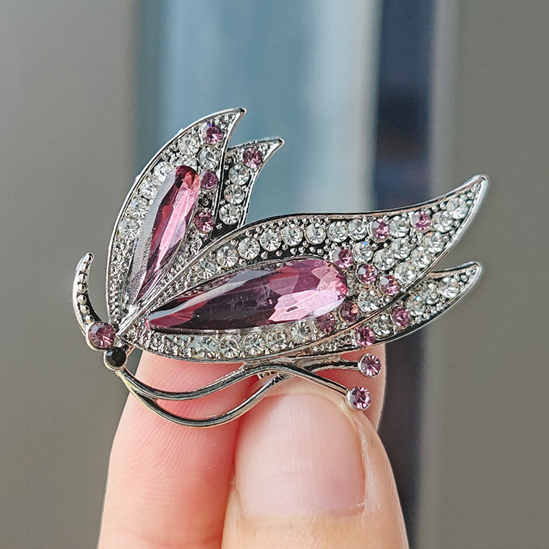fashionable butterfly accessory with shiny details