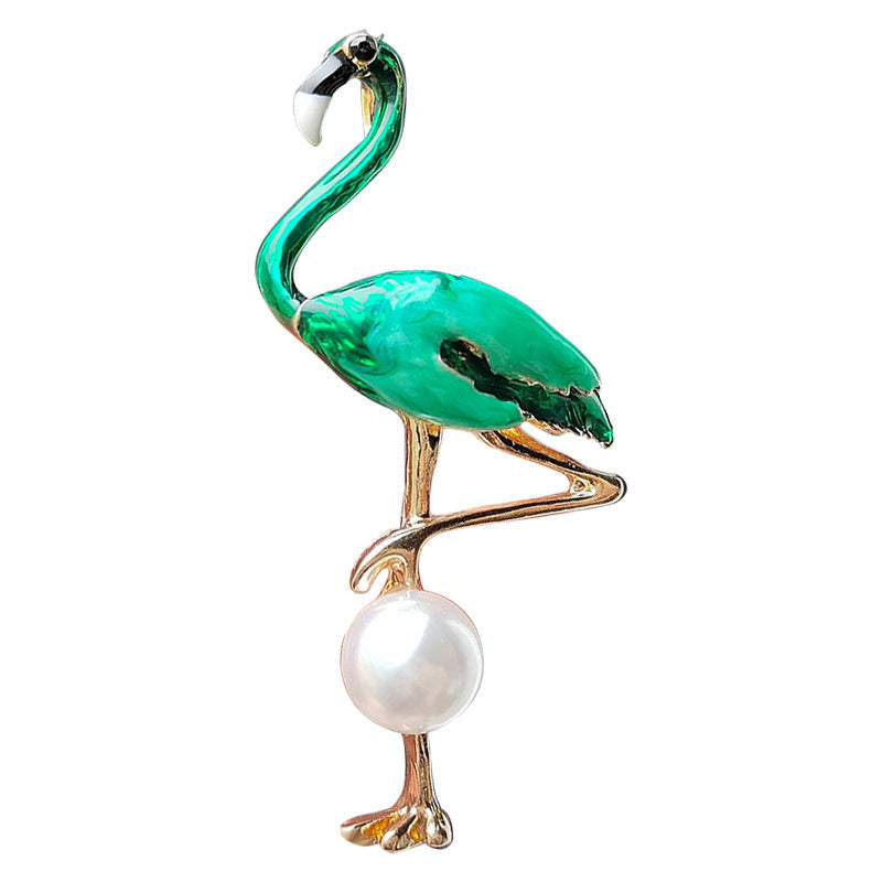 Diverse Colour Options of Flamingo Brooch - Image 5
