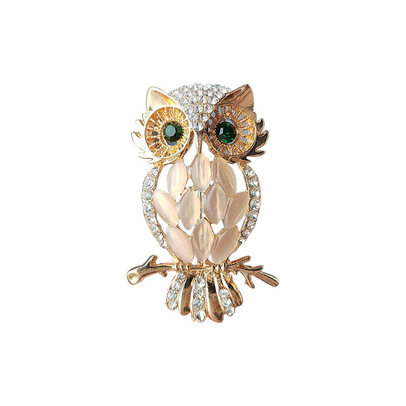 Chic Owl Brooch in gift box