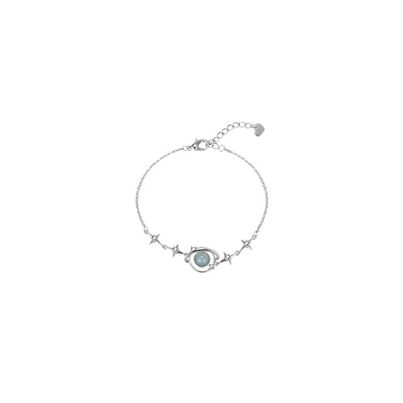 Detail view of Stylish Blue Bracelet