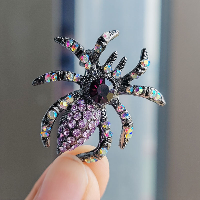 Unique insect brooch showcasing details of design