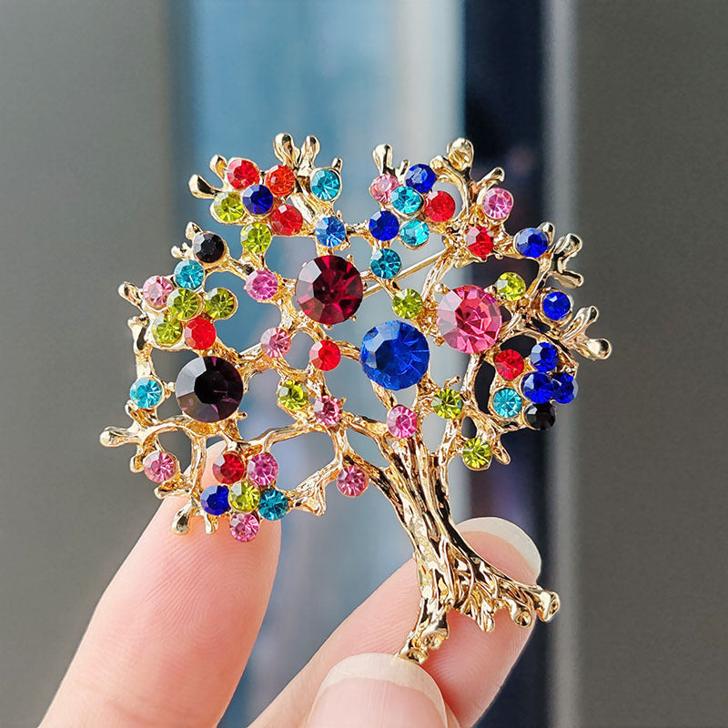 Close up of rainbow crystal accessory