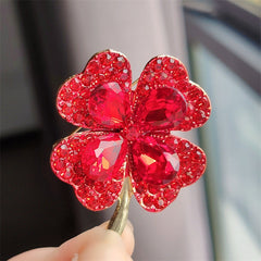 Sleek anti-slip cat eye stone brooch for women