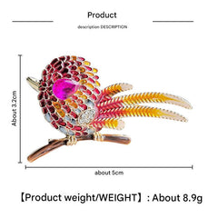 Versatile brooch placed on a bag