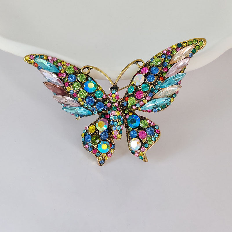 Elegant Butterfly Pin on Hat - Image 10