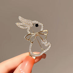 Versatile Unisex Bunny Pin Close-up Image 4