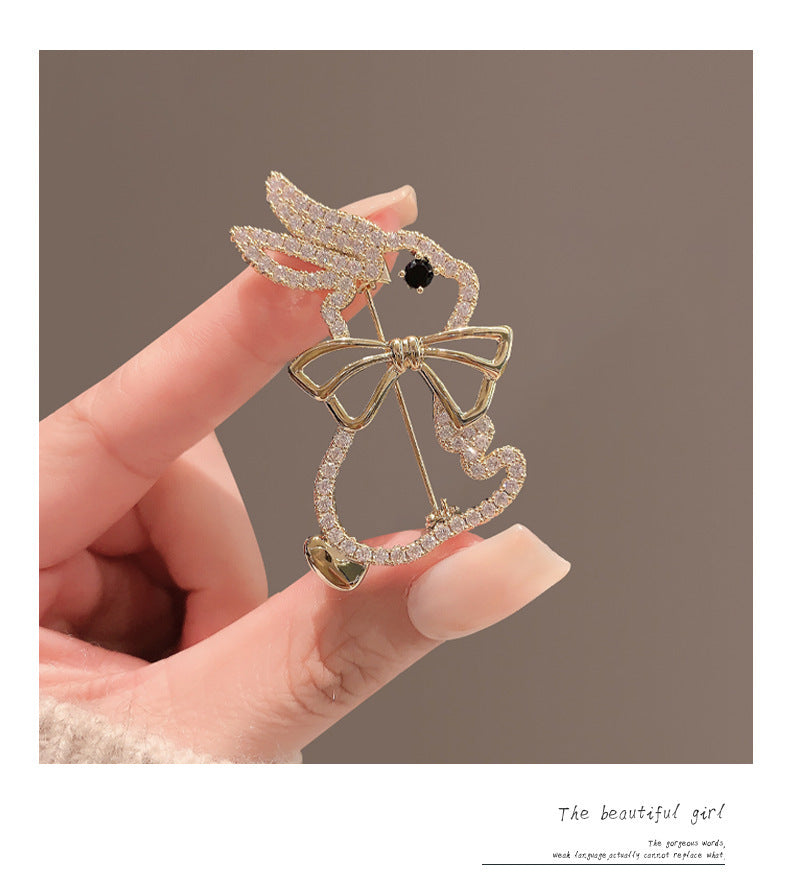 Fashionable Anime Style Bunny Brooch Image 6