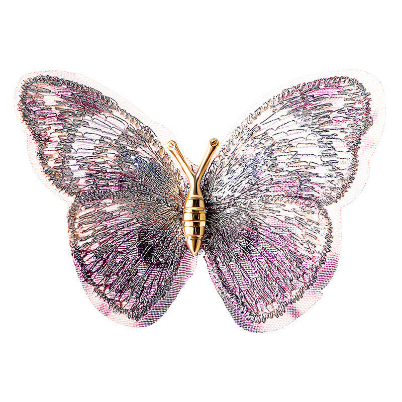 Quality craftsmanship of butterfly brooch