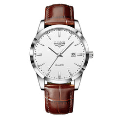 Close-up of LIGE watch with date feature