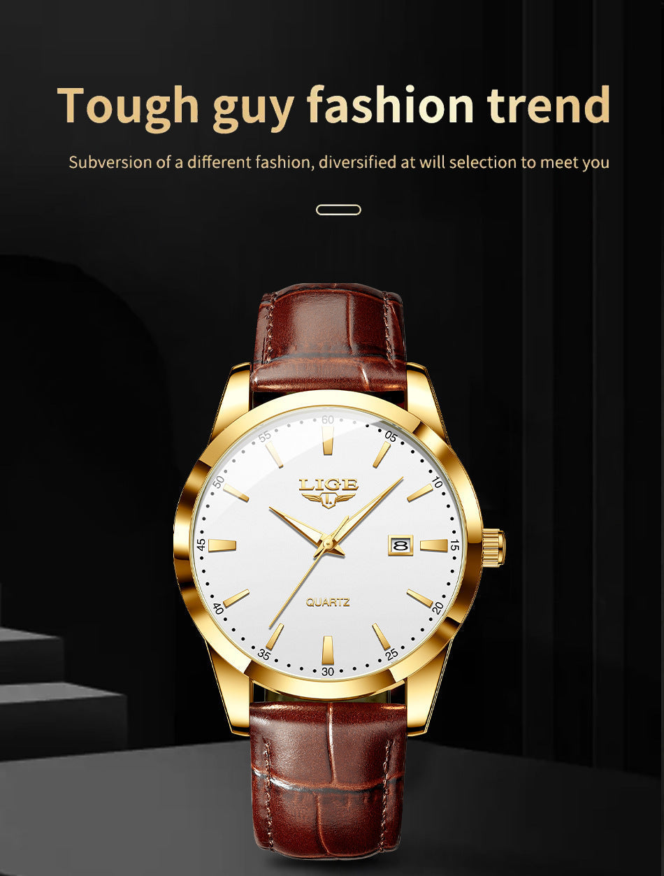 LIGE wristwatch demonstrating comfort and style