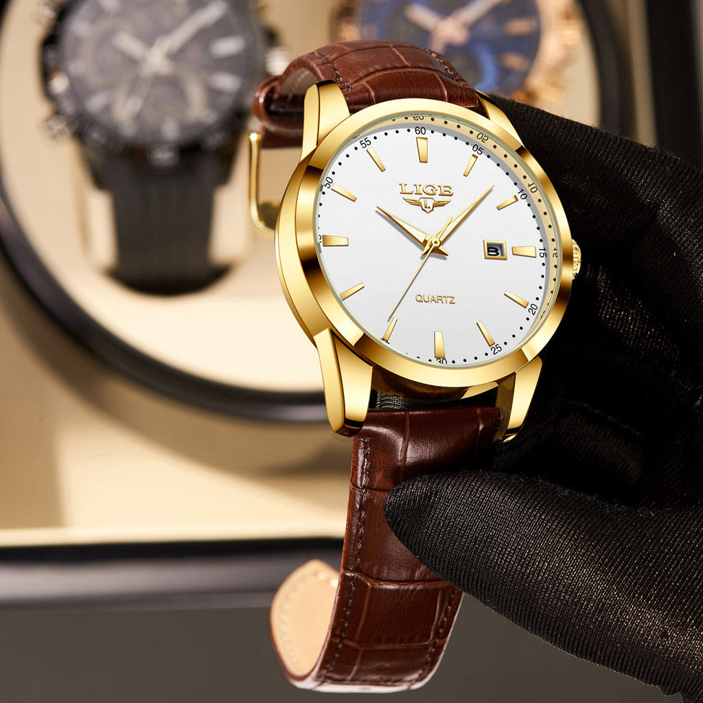 LIGE sports watch in outdoor setting